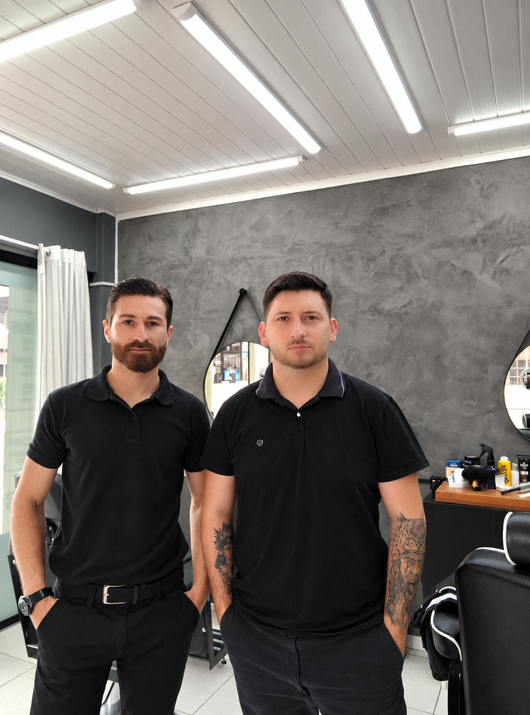 José Paulo Anacleto na barbearia